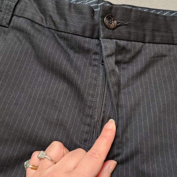 Fox Racing Chino Short Mens 36 Regular Fit Mid Rise Pockets Striped - Picture 8 of 10